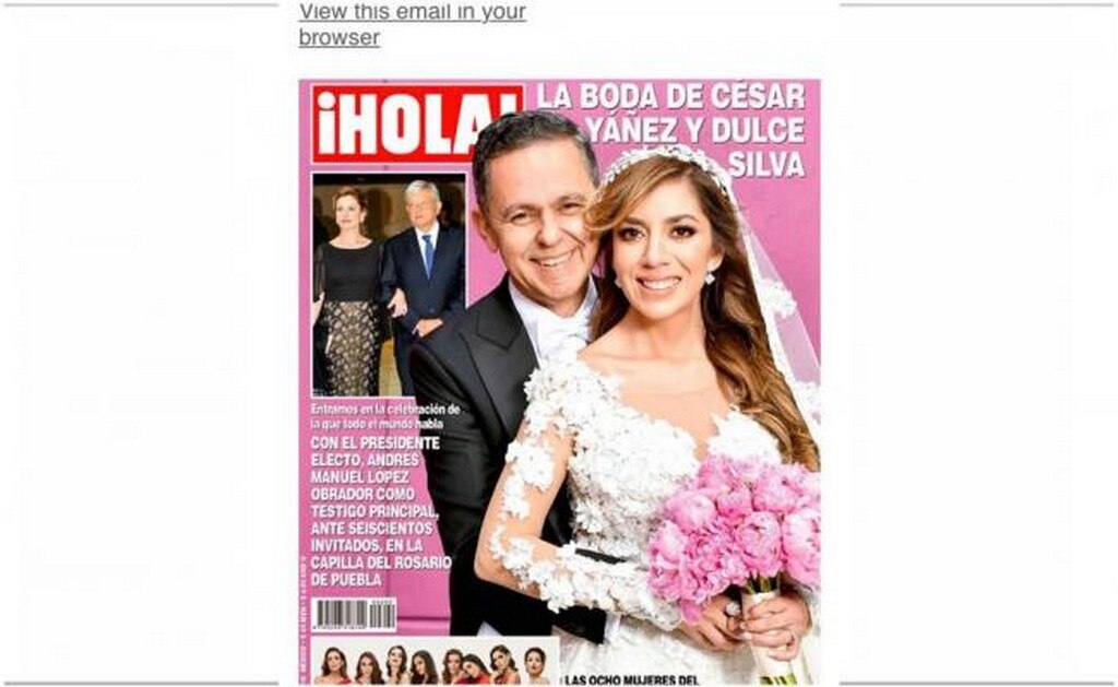 Así fue la "elegante y romántica" boda del hombre más cercano a AMLO