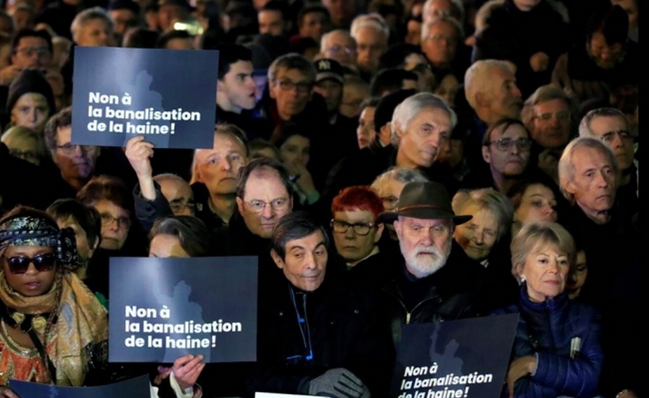  Francia se moviliza contra el antisemitismo