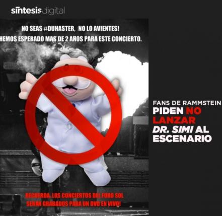 Dr. Simi advierte a fans que irá a concierto de Rammstein: “Y porque lo pidieron, ahí estaré"