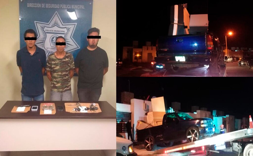 Detienen en flagrancia a presuntos ladrones en Puerta Real