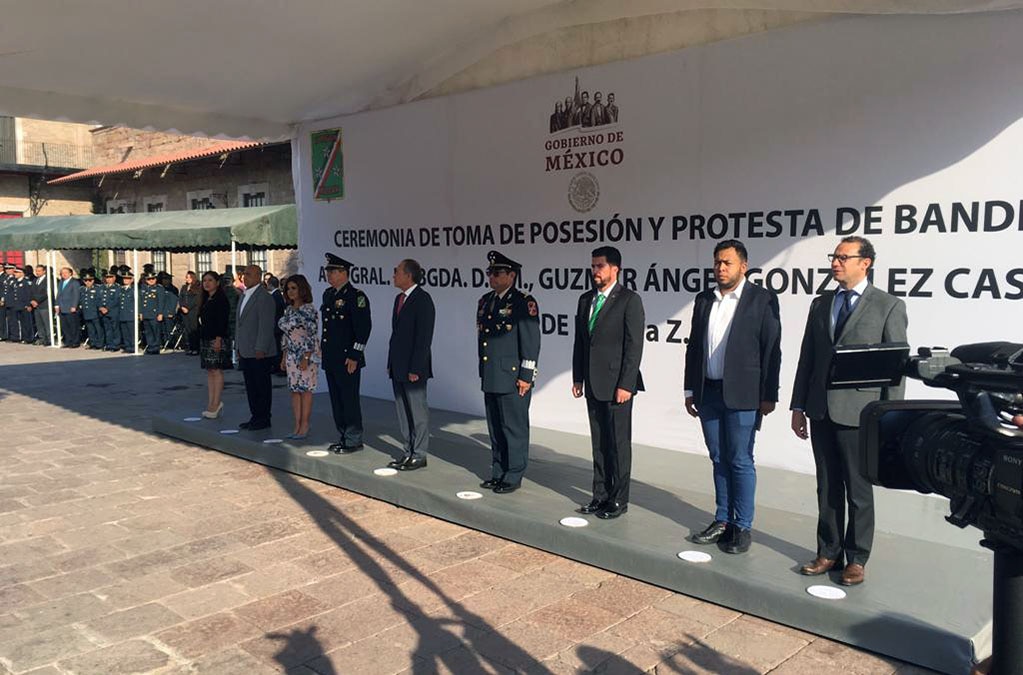 Rinden protesta a nuevo comandante de la 12va Zona Militar