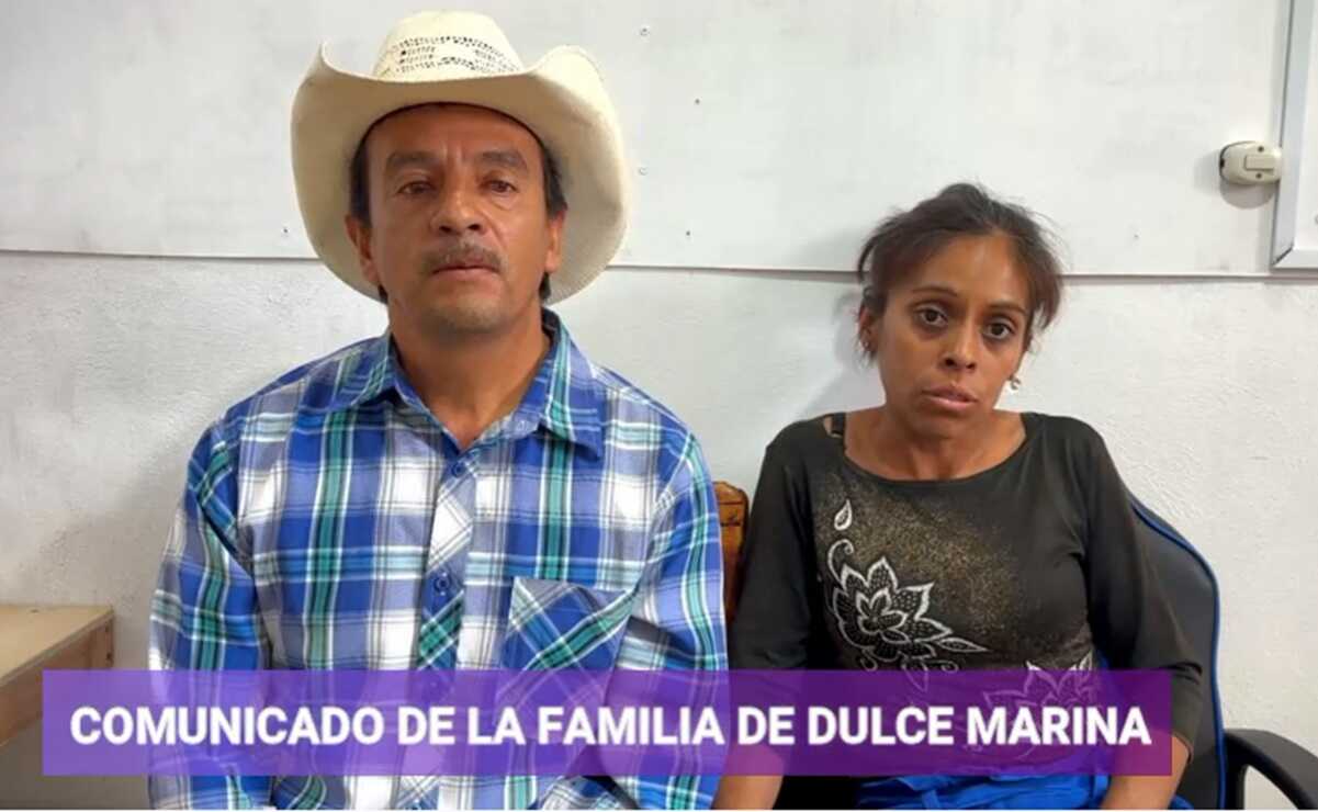 Padres de Dulce Marina, menor encontrada muerta en Ciudad del Maíz, convocan a marcha. Foto: Captura de video