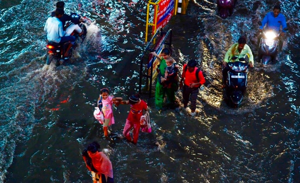 Lluvias en India dejan 156 muertos y un millón de evacuados