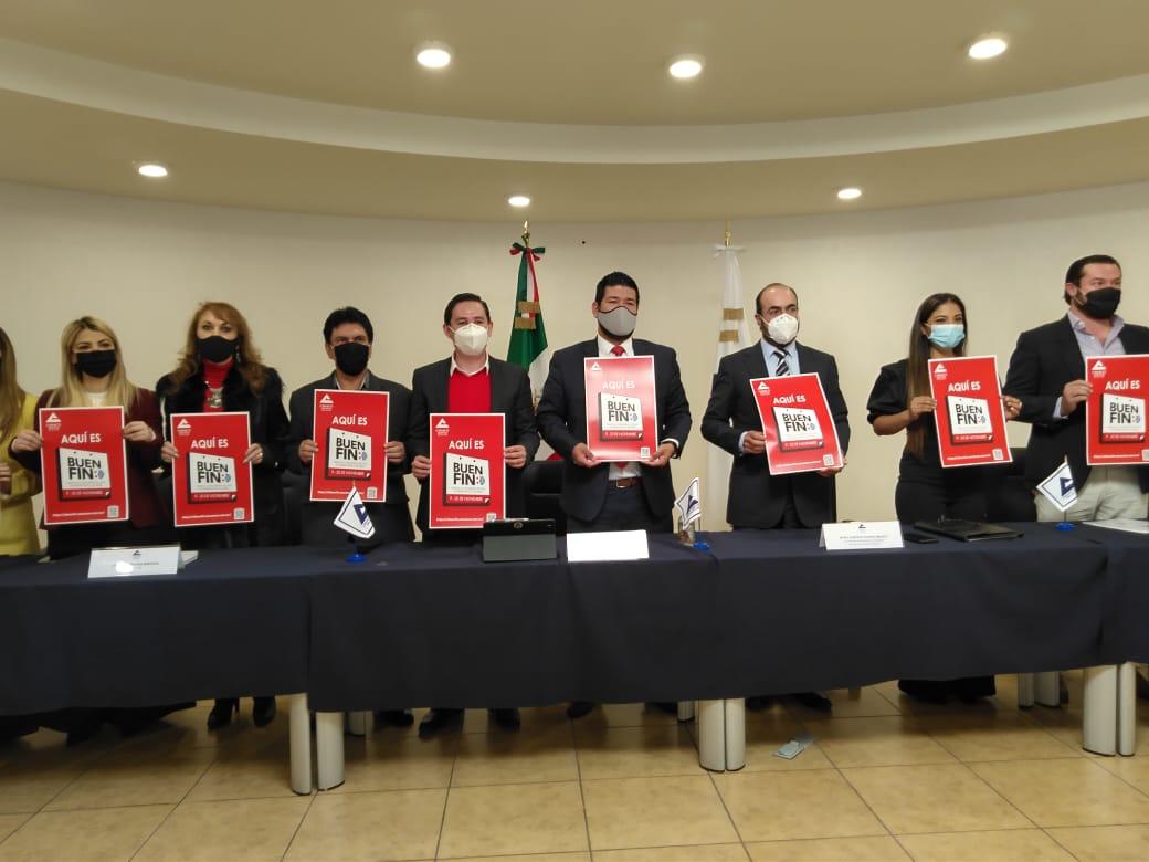 Canaco presenta Buen Fin 2020 en SLP; se regalarán 30 mil cubrebocas