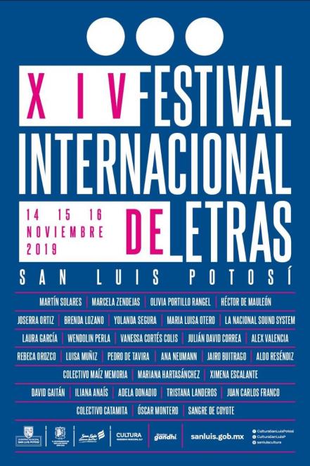 Presentan edición XIV del Festival Internacional de Letras de SLP