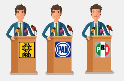 Partidos políticos, a punto de iniciar procesos de renovación