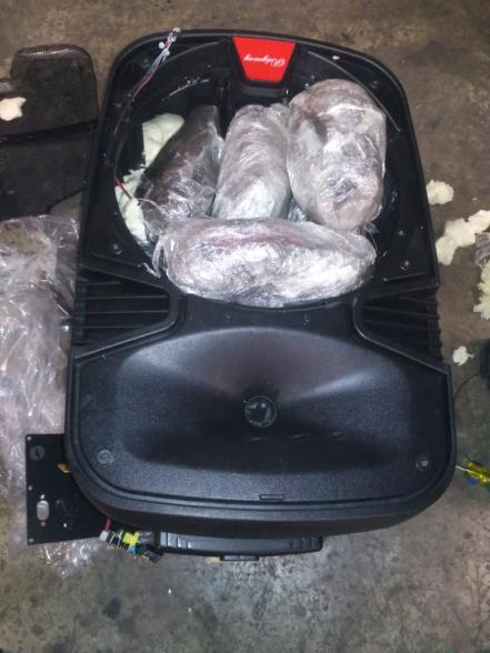 Aseguran cristal y marihuana en aeropuerto “Ponciano Arriaga”