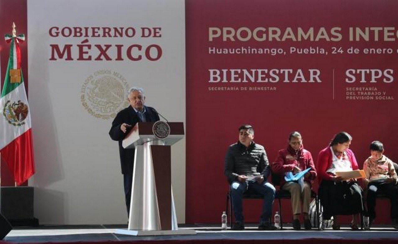 El presidente Andrés Manuel López Obrador estuvo de gira por Puebla. Foto: Juan Carlos Reyes/EL UNIVERSAL