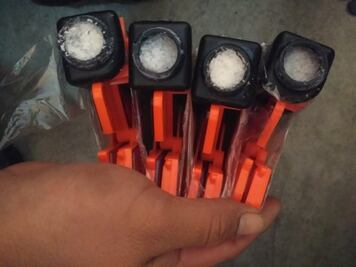 Aseguran cristal en aeropuerto Ponciano Arriaga