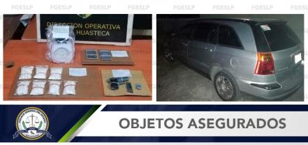 Detienen a tres por posesión de droga y arma de fuego 