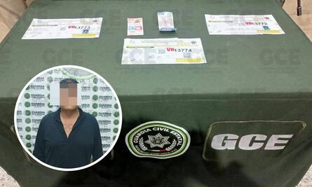 Detienen a hombre que vendía permisos de circulación falsos en SLP 