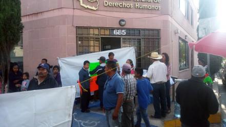 Protestan indígenas ante CEDH por considerar que han sido excluidos