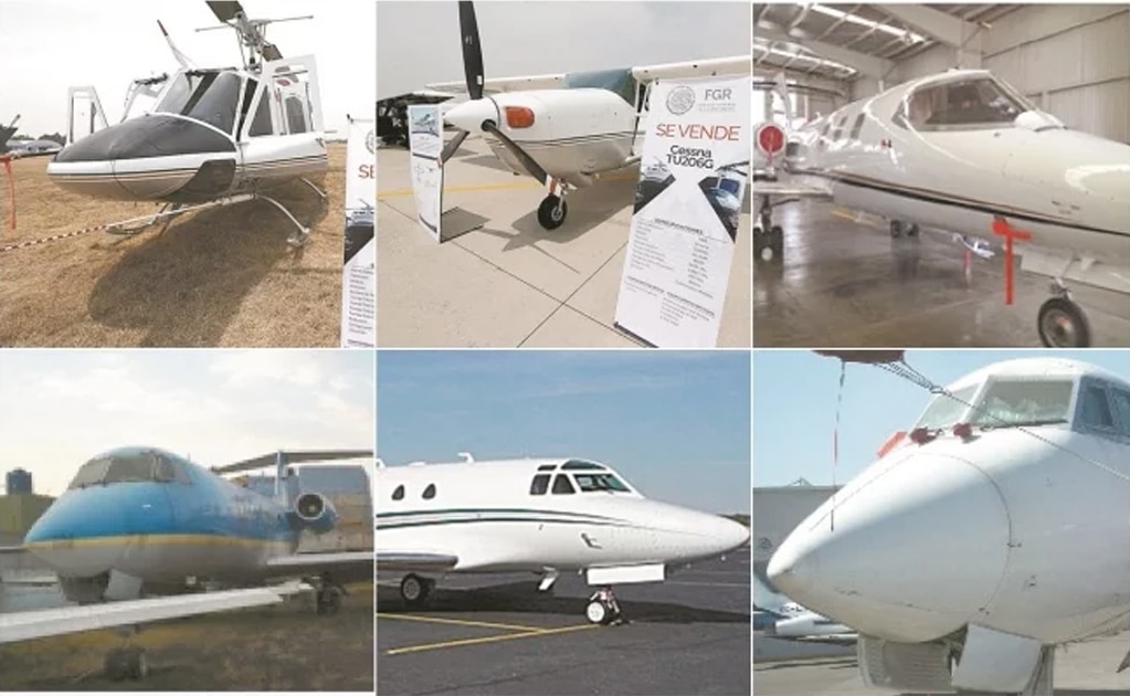 Fiscalía pone a la venta refacciones y partes de aeronaves
