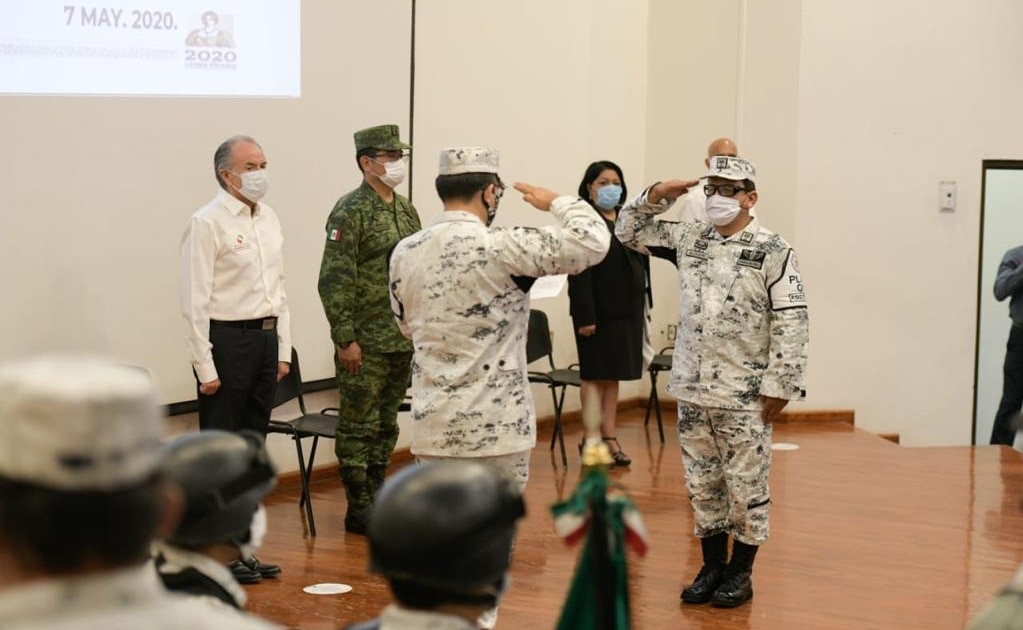 Héctor Aldape toma protesta como coordinador de la Guardia Nacional en SLP