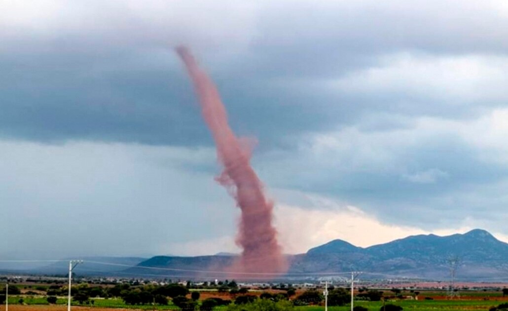 (VIDEO) Captan tornado en Zacatecas