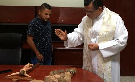 El Mijis bendice su oficina en Congreso del Estado