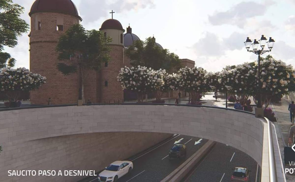 Obra del desnivel de El Saucito continúa; Galindo anuncia mesas de trabajo