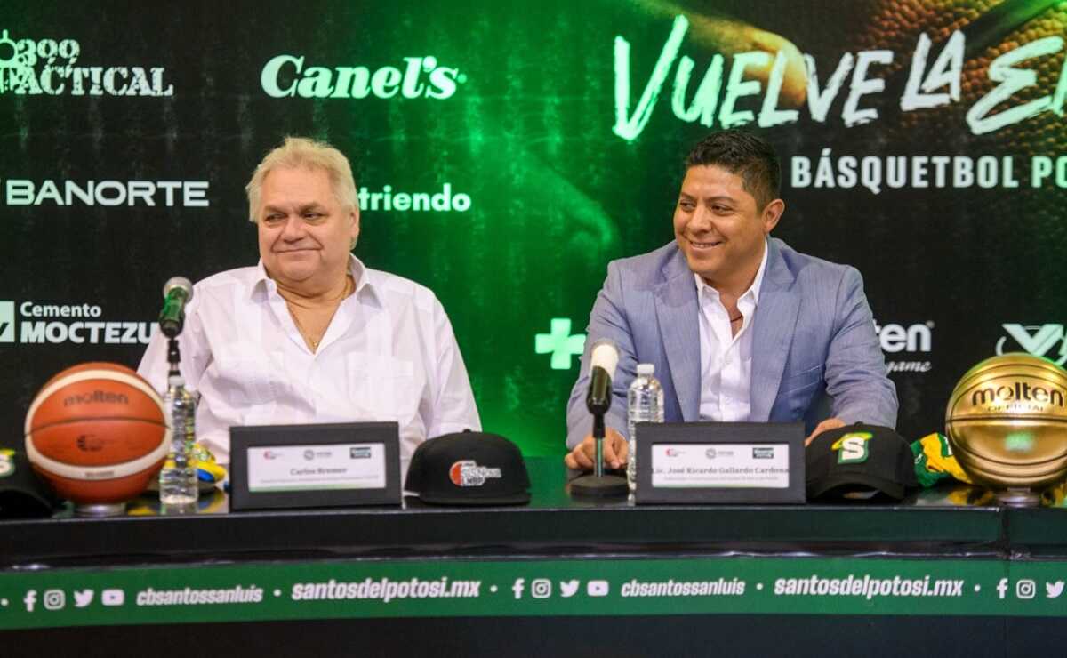 Empresario Carlos Bremer reconoce al gobierno de SLP por impulsar el deporte en la entidad. Foto: Especial