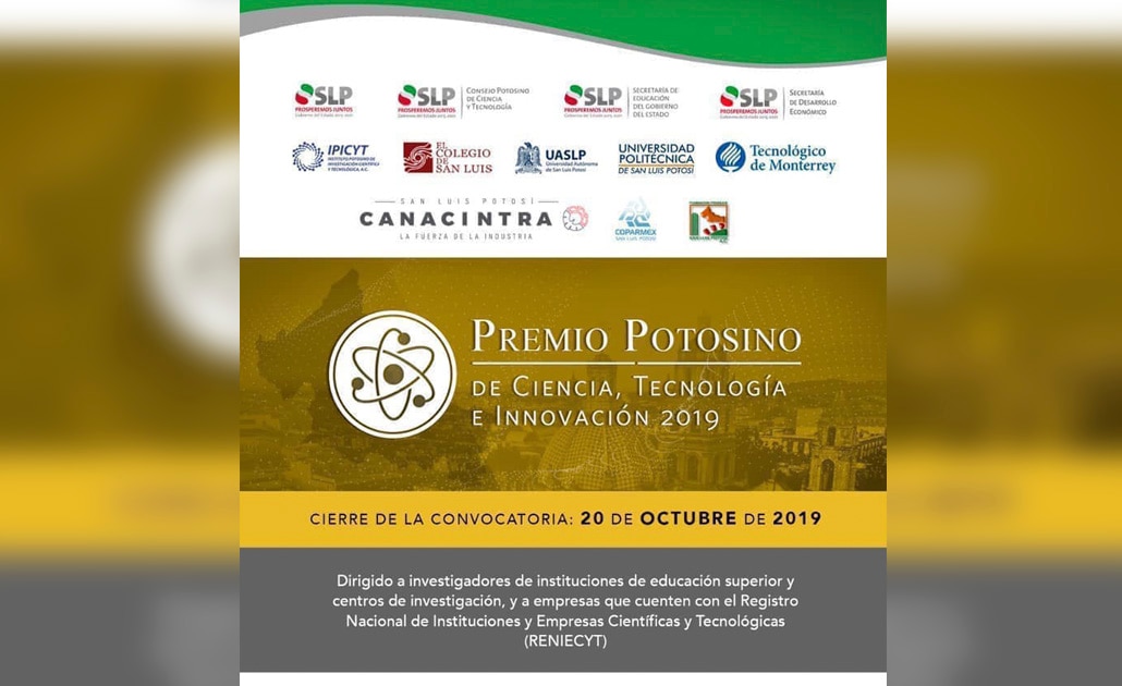 COPOCYT invita a participar en Premio de Ciencia, Tecnología e Innovación 2019