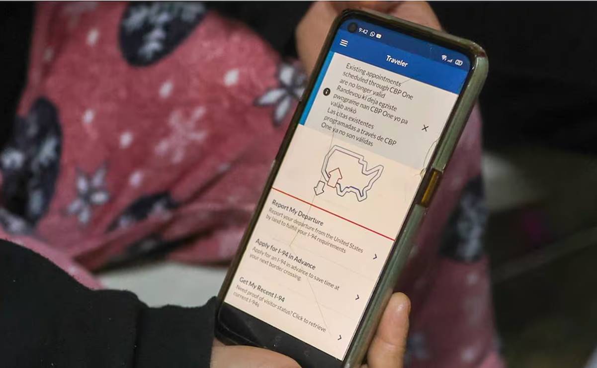 Tras investidura de Donald Trump, cancelan de forma inmediata citas de CBP One; aplicación deja de funcionar