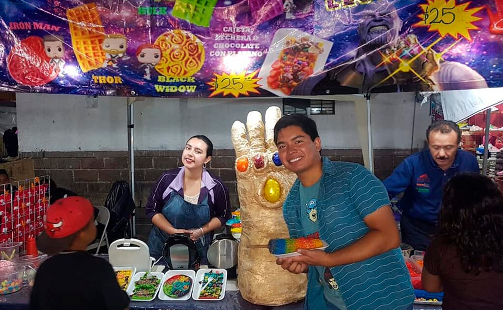 Crean elotes y waffles de Avengers en SLP