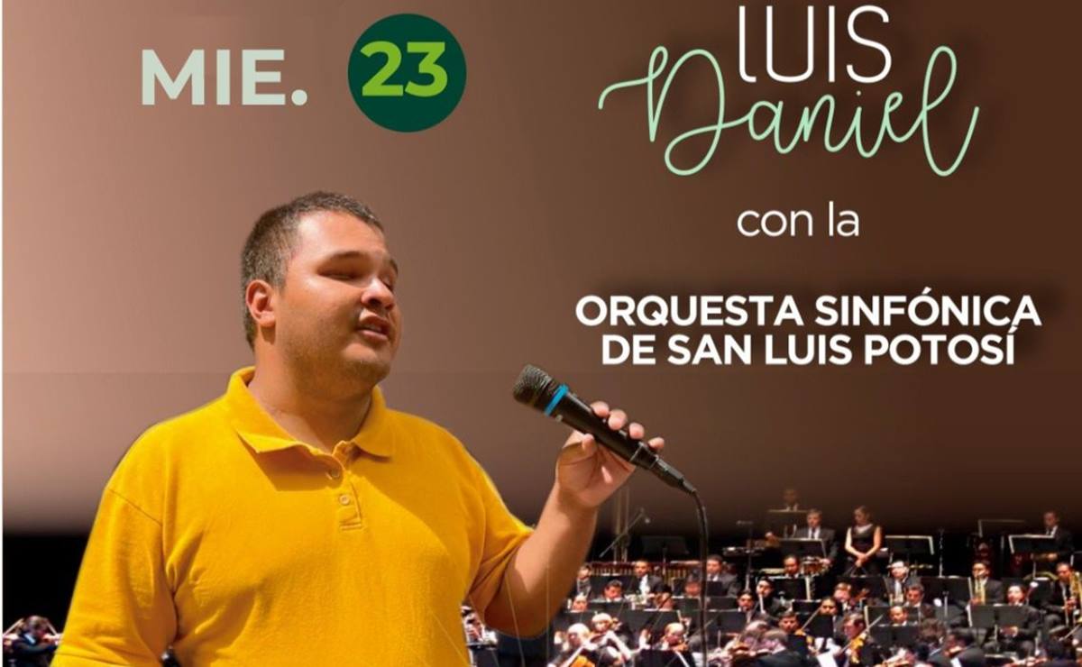 Luis Daniel, el joven invidente que canta como 'El Sol', se presenta hoy en la Fenapo