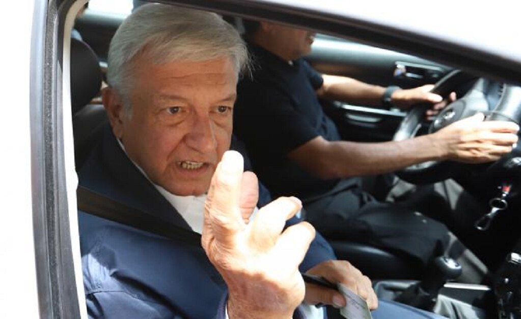 Andrés Manuel López Obrador a su llegada a la casa de transición. Foto: Archivo/El Universal