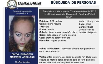 Hallan sin vida a mujer desaparecida en Santa María del Río