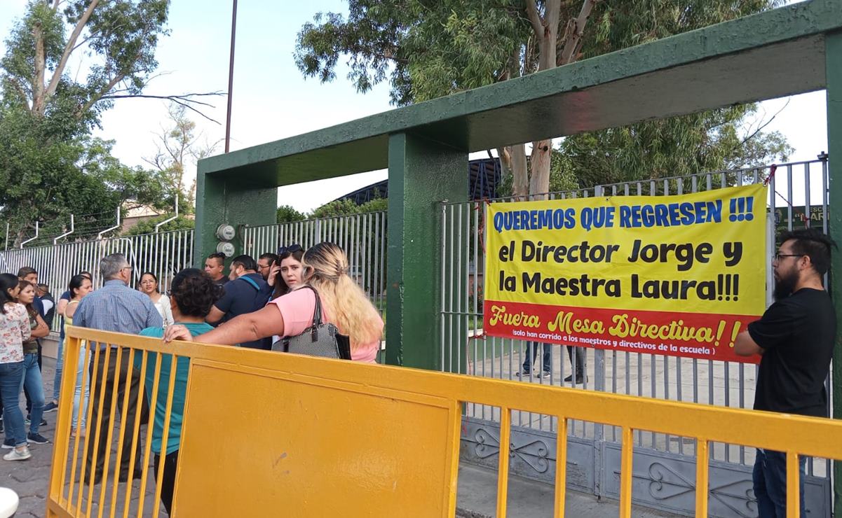 Suspenden a director de la primaria en capital de SLP; lo investigan por acoso contra madre de familia. Foto: Cortesía