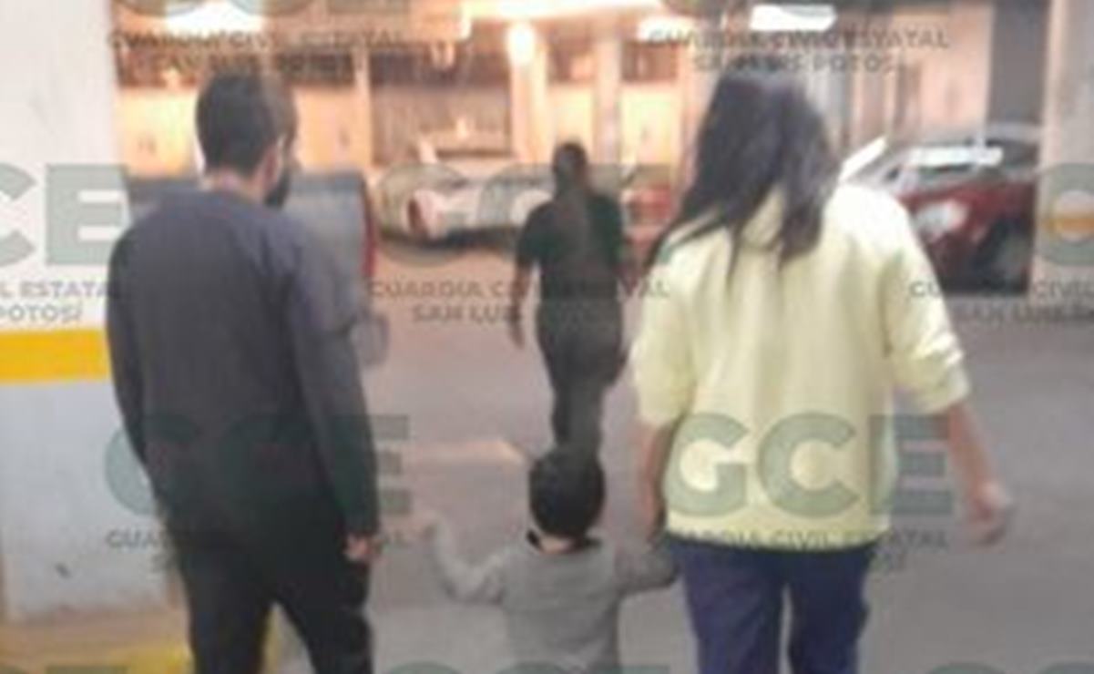 Rescatan a menor de tres años presuntamente maltratado en SLP. Foto: GCE
