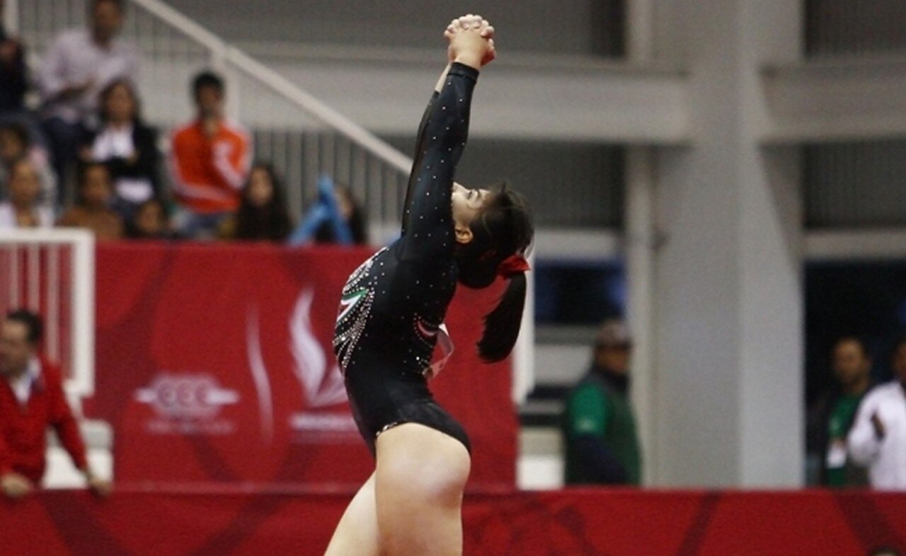 Gimnasta mexicana. Foto: @CONADE