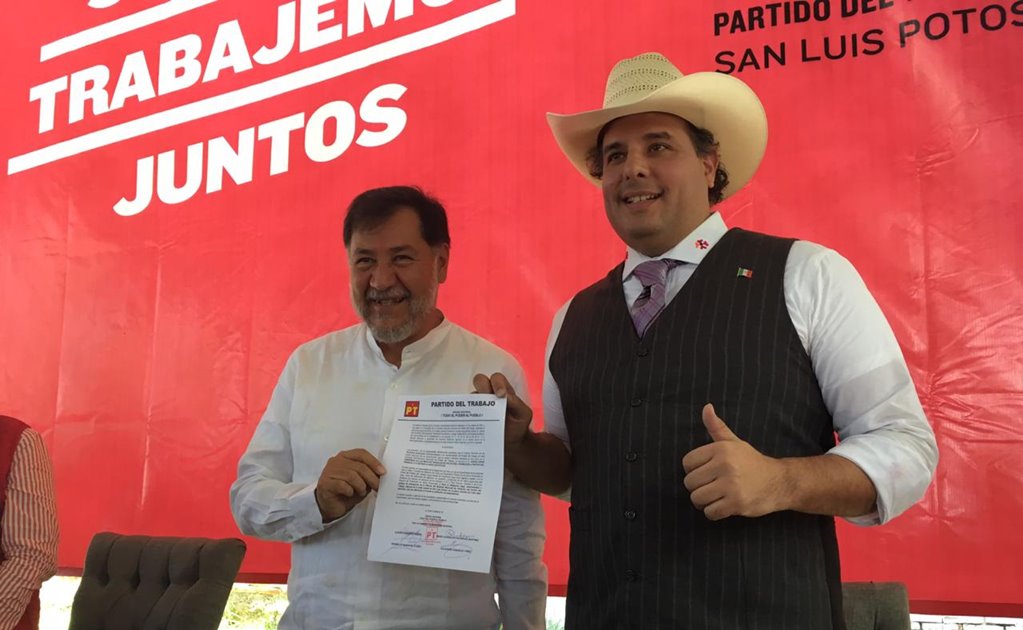 Fernández Noroña manifiesta apoyo a Adrián Esper como precandidato a gubernatura