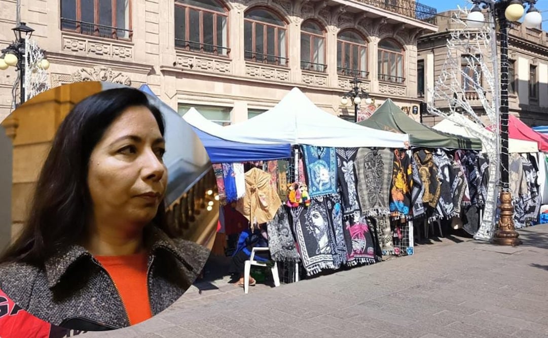 Detectan aumento de comerciantes ambulantes en la capital de SLP. Foto: Jazmín Ramírez