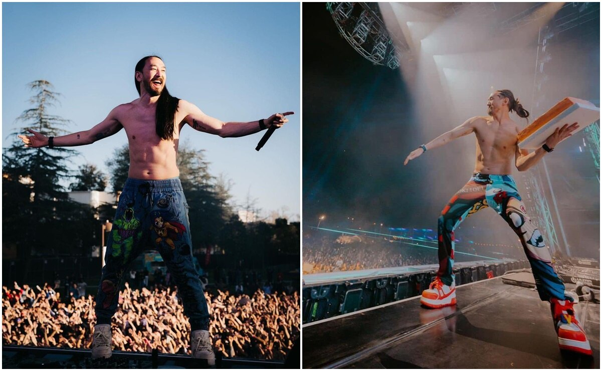 Steve Aoki es conocido por lanzar pasteles al público como muestra de cariño. Fotos: Especiales