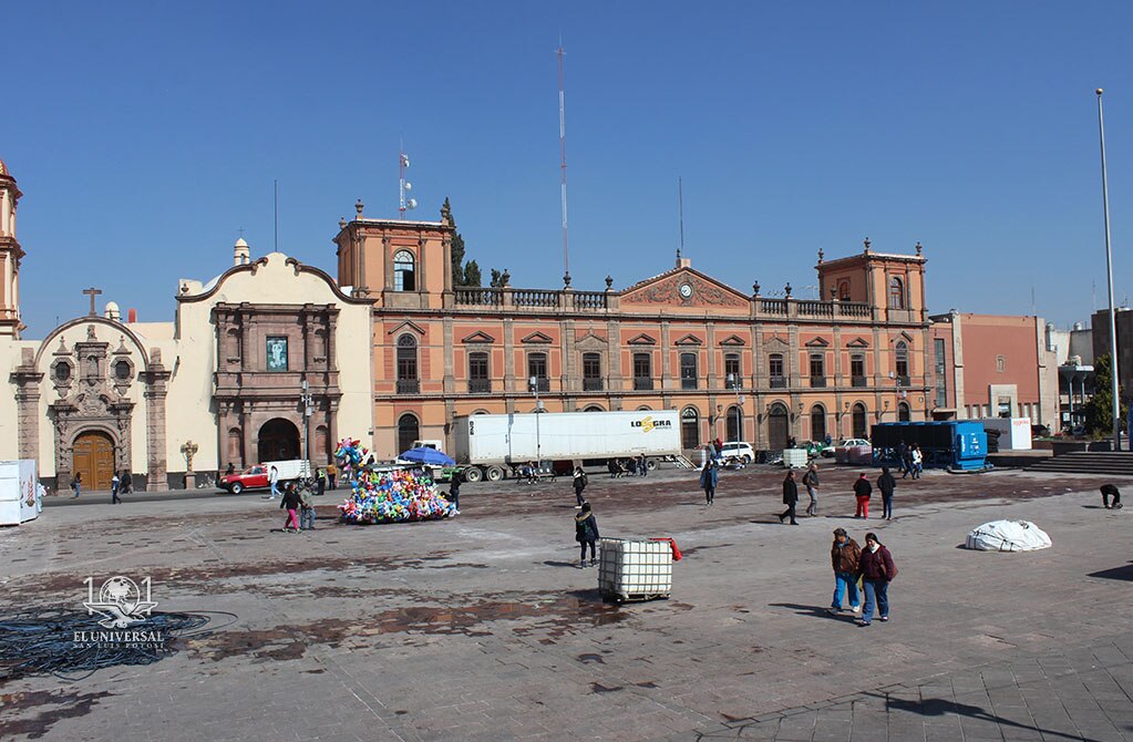 PC efectuará apuntalamiento de Plaza Fundadores por Festival de la Cantera