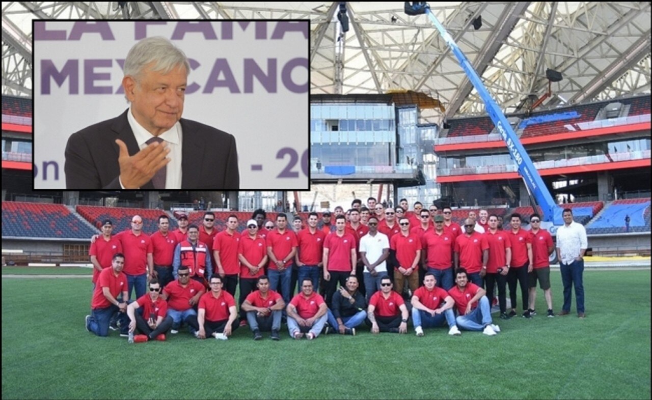 AMLO inaugurará el nuevo estadio de los Diablos Rojos