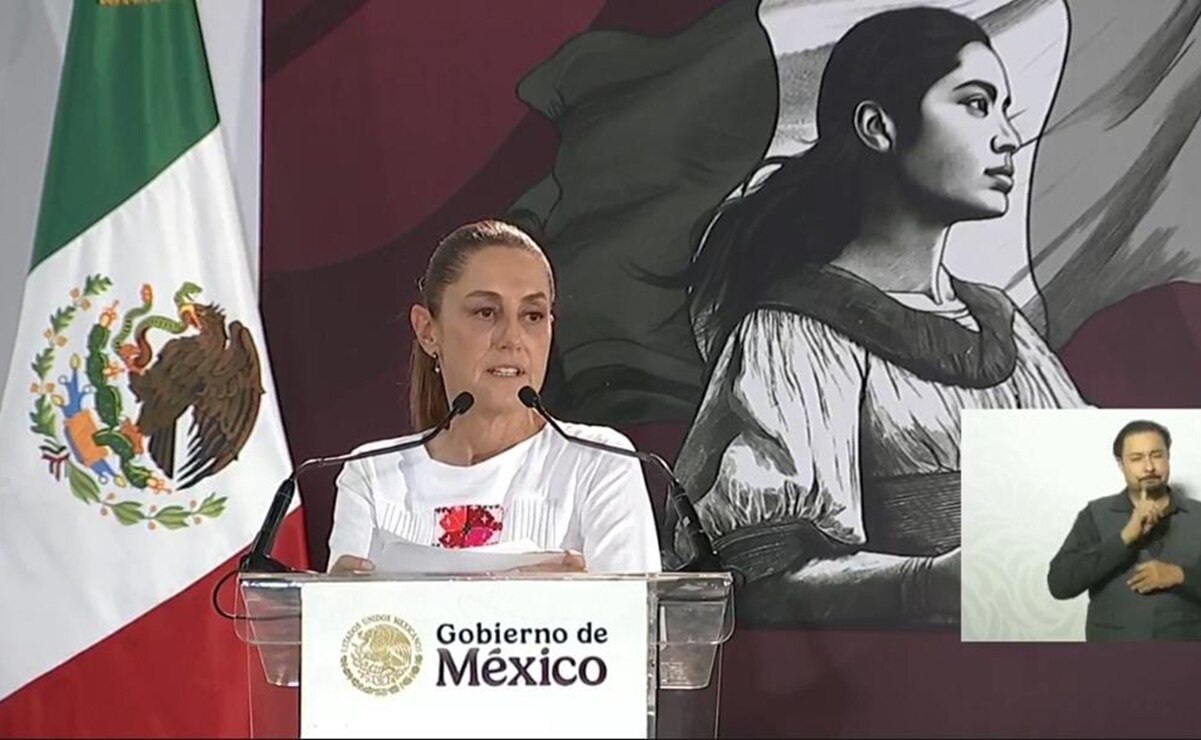 Presume Claudia Sheinbaum obras y programas sociales en SLP