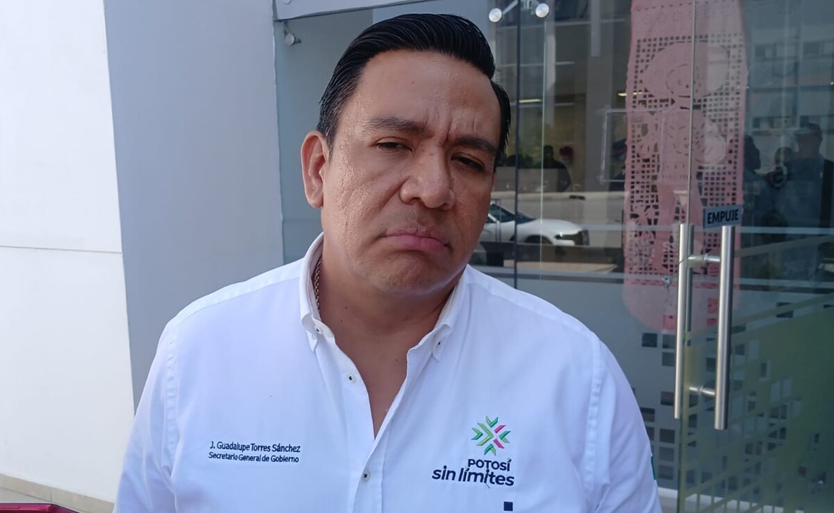 Guadalupe Torres, secretario general del Gobierno de SLP. Foto: Samuel Estrada