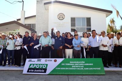 Regresa Tribunal Agrario a Ciudad Valles; “acercamos la justicia a la Huasteca”, destaca Gallardo