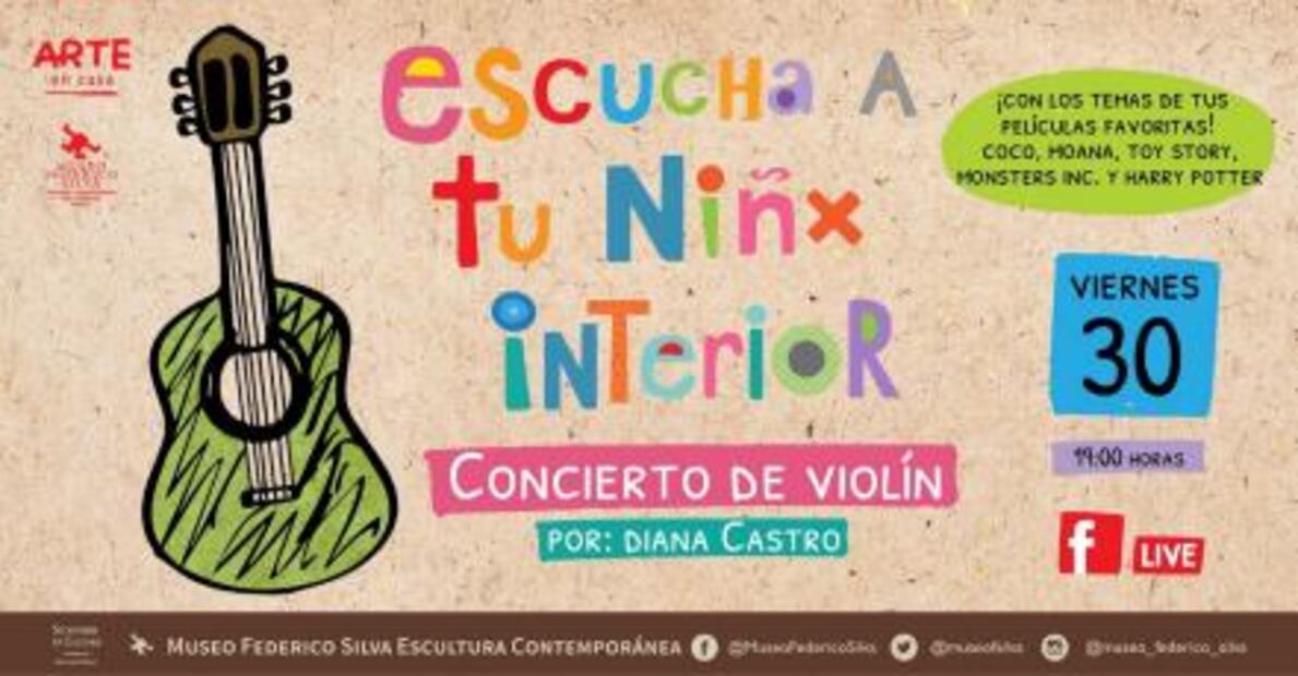 Por Día del Niño, invitan a concierto de violín con temas de películas infantiles