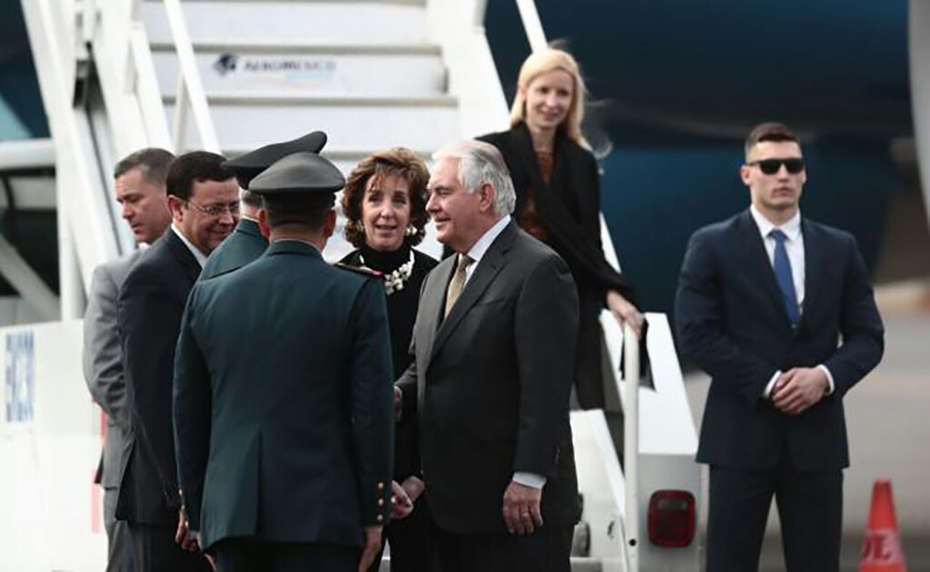 Arriba Rex Tillerson a México