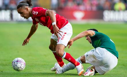 México pierde ante Dinamarca