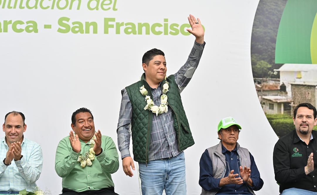 Ricardo Gallardo, de gira en la zona Media de SLP. Foto: Especial