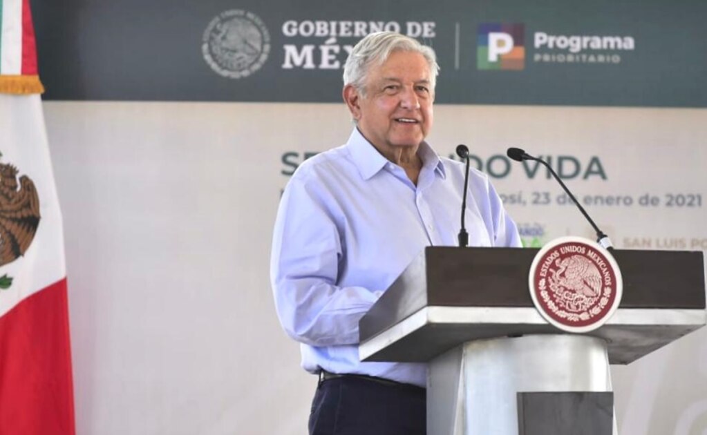 El Presidente supervisó los avances del programa Sembrando Vida en San Luis Potosí. Foto: Cortesía / Presidencia