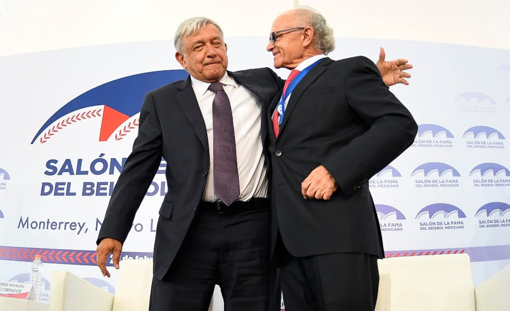 AMLO y Alfredo Harp Helú inauguran el nuevo Salón de la Fama del Beisbol Mexicano
