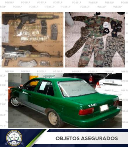 Detienen a tres personas en posesión de armas de fuego largas