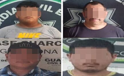 Detienen a cuatro presuntos objetivos criminales en SLP 