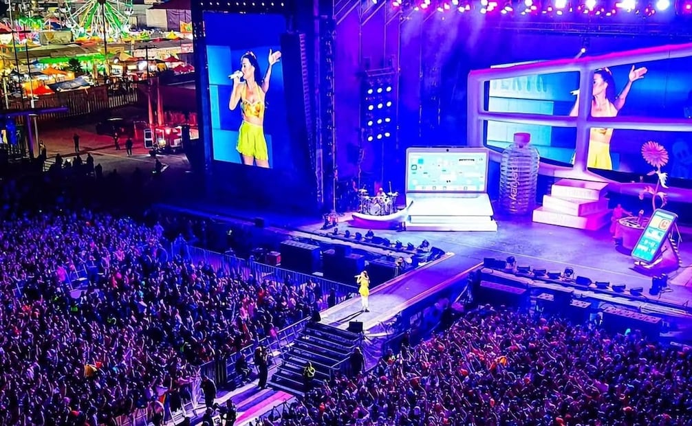Katy Perry en la Fenapo 2026. Foto:FB@Ignacio Segura Morquecho