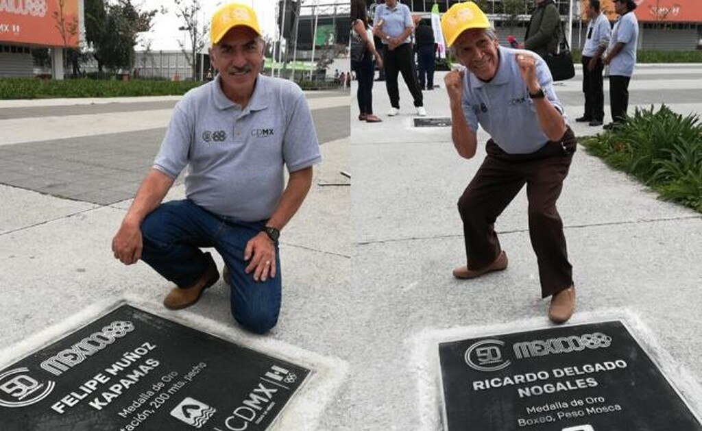 Inauguran plaza de medallistas olímpicos de México 68