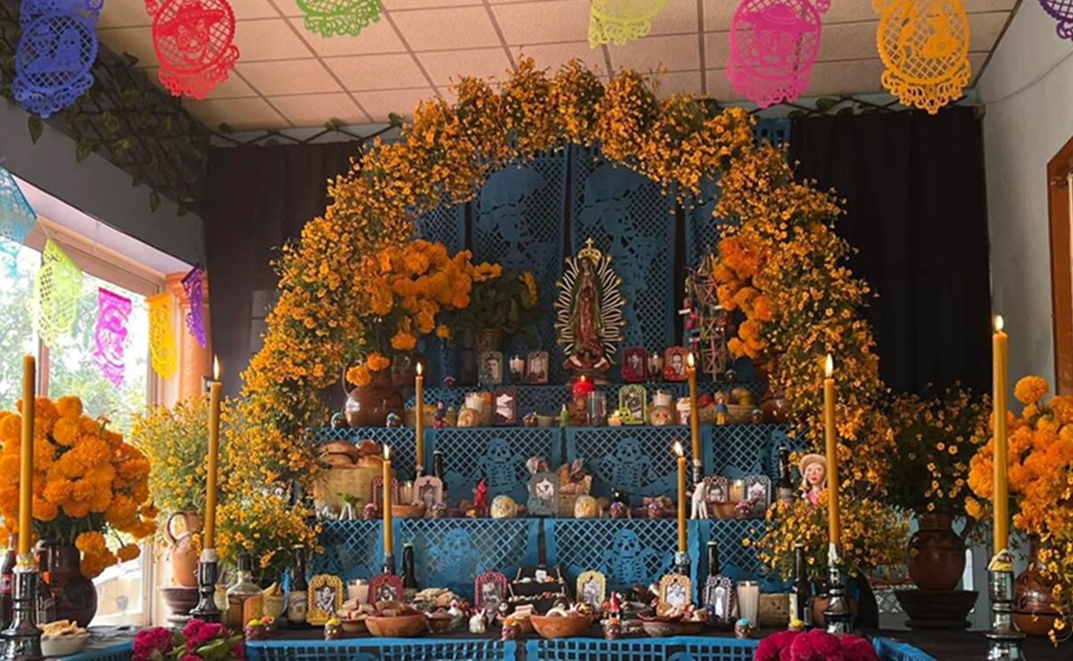 ¿Qué significan los siete niveles del altar del Xantolo?